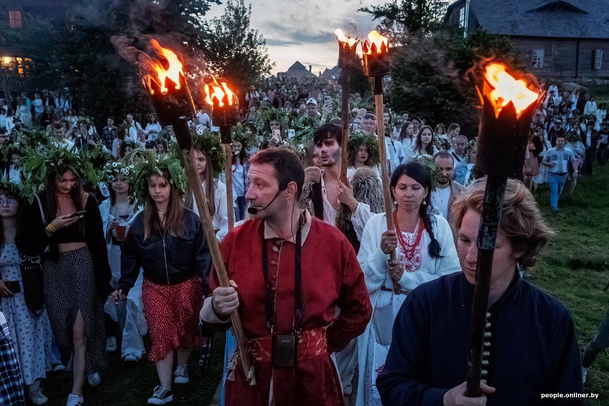 У парку сярэднявечнай гісторыі Сула адсвяткавалі аўтэнтычнае Купалле