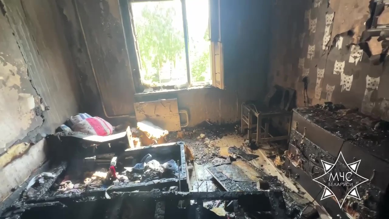 Пожар произошел в общежитии в Минске