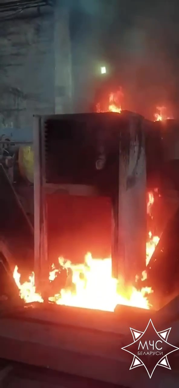 Спасатели потушили пожар на Минском заводе металлоконструкций