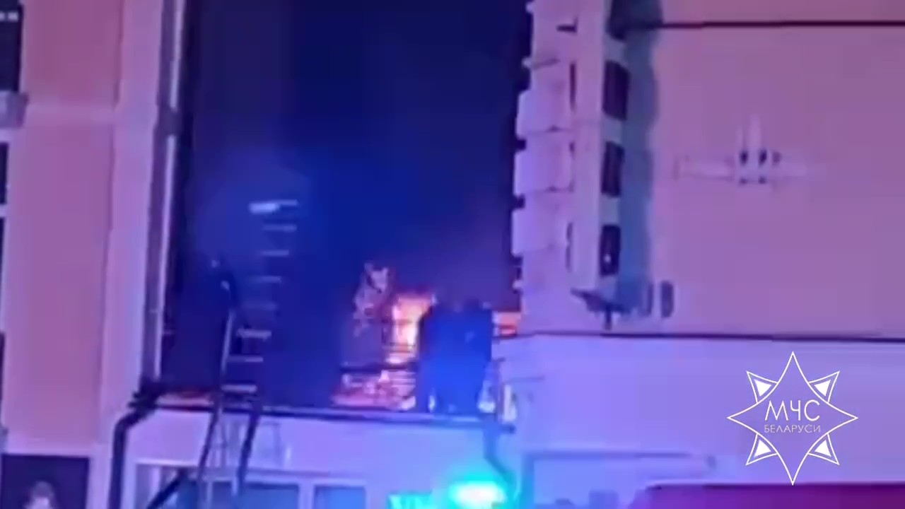 Пожар случился в гостинице в Гродно