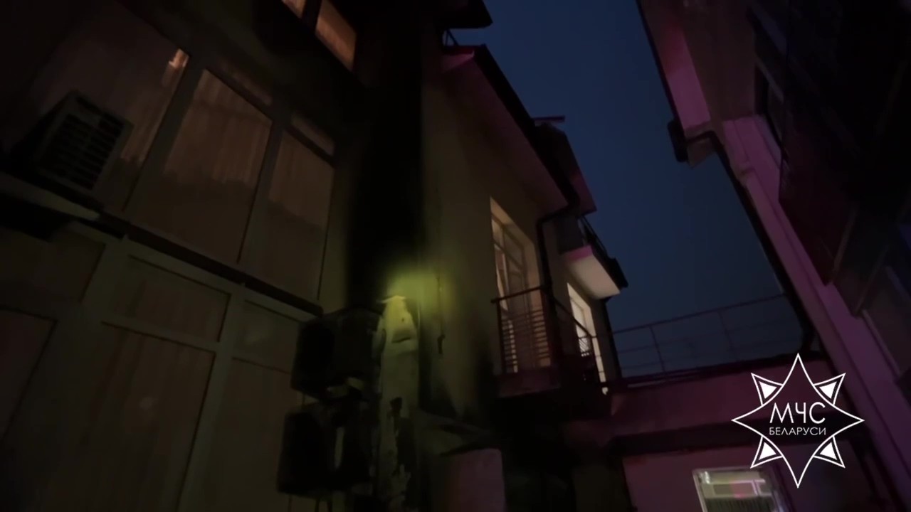 Пожар случился в гостинице в Гродно