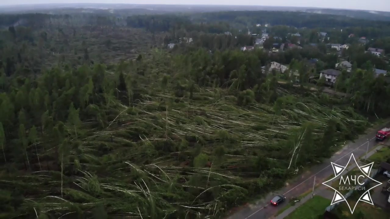 Поврежден газопровод и 40 подтоплений. МЧС подвело итоги грозового удара по Минску и Колодищам