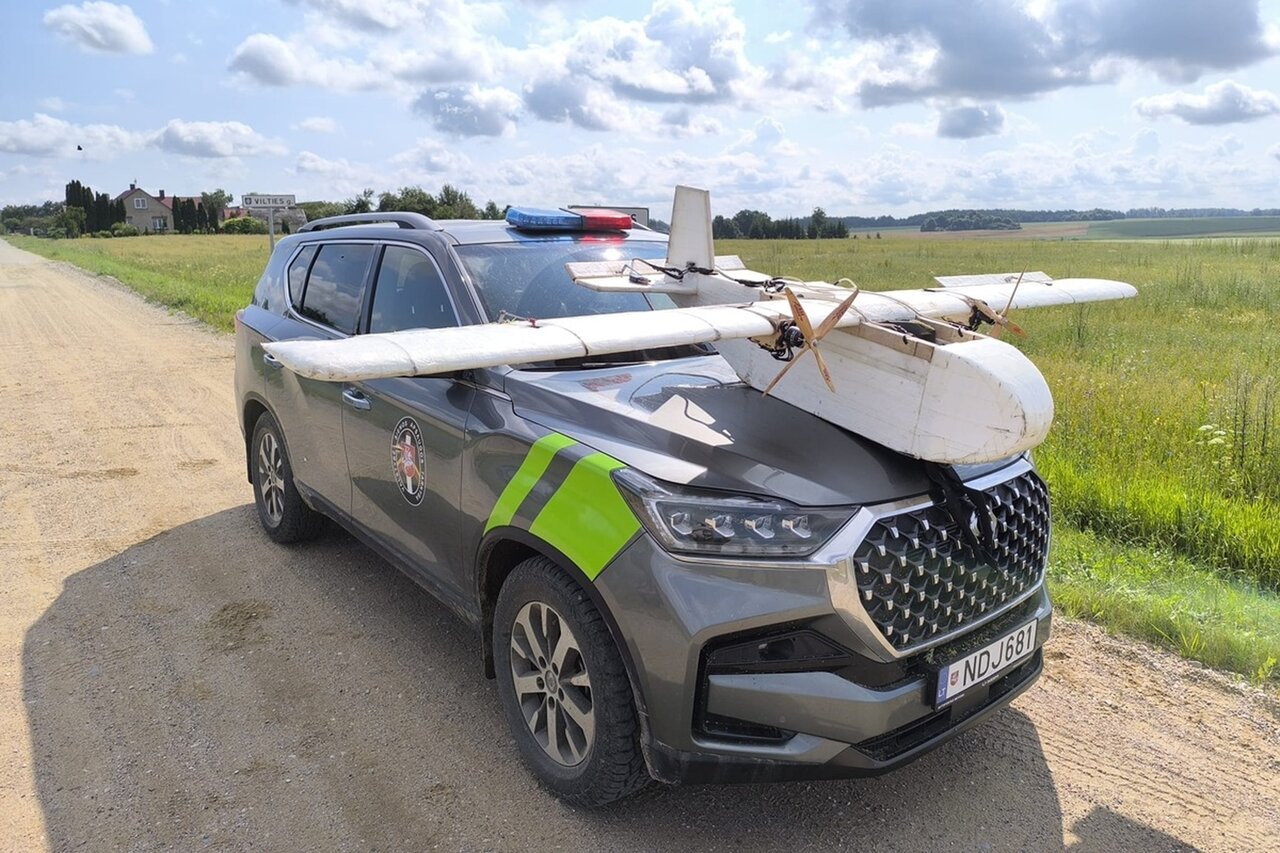 Беспилотник из Беларуси пролетел в Литве 4 км