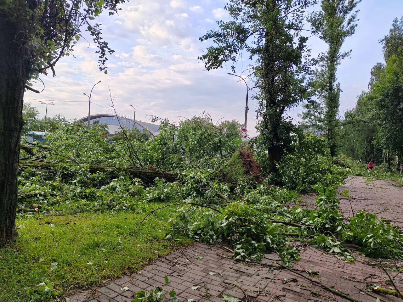 Грозовой фронт нарушил энергоснабжение в Могилеве