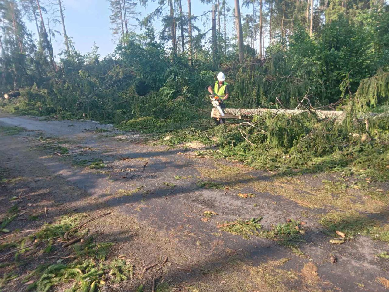 Грозовой фронт нарушил энергоснабжение в Могилеве