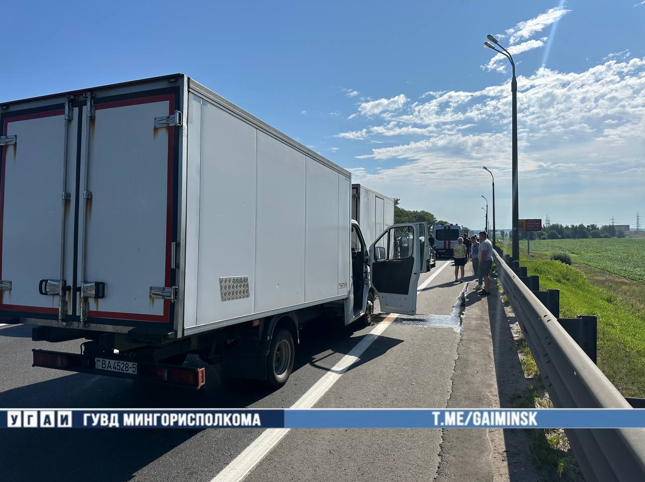 Четыре автомобиля столкнулись на МКАД. Пострадала пассажирка