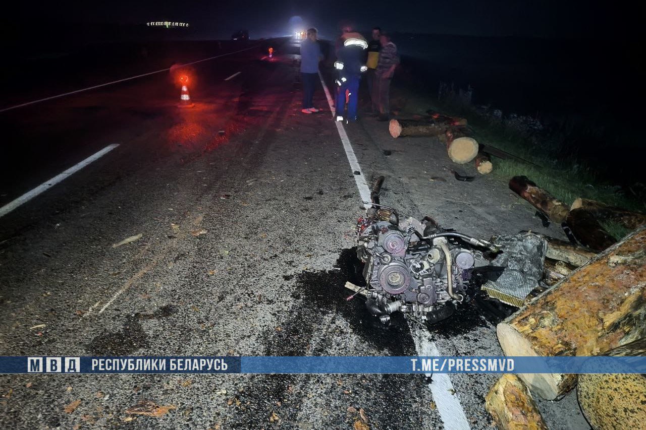 BMW влетел в грузовик в Житковичском районе. Двое погибших