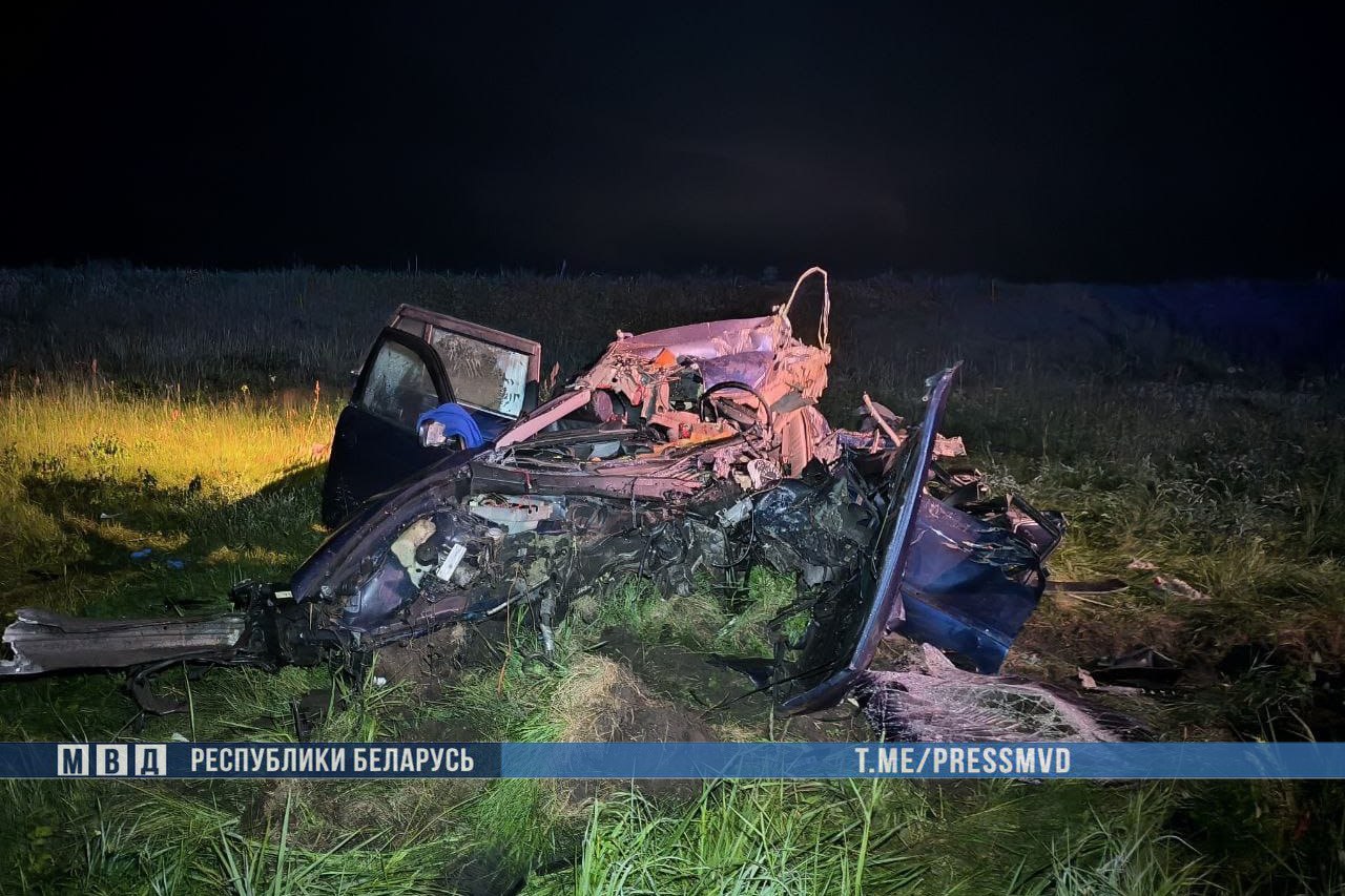BMW влетел в грузовик в Житковичском районе. Двое погибших