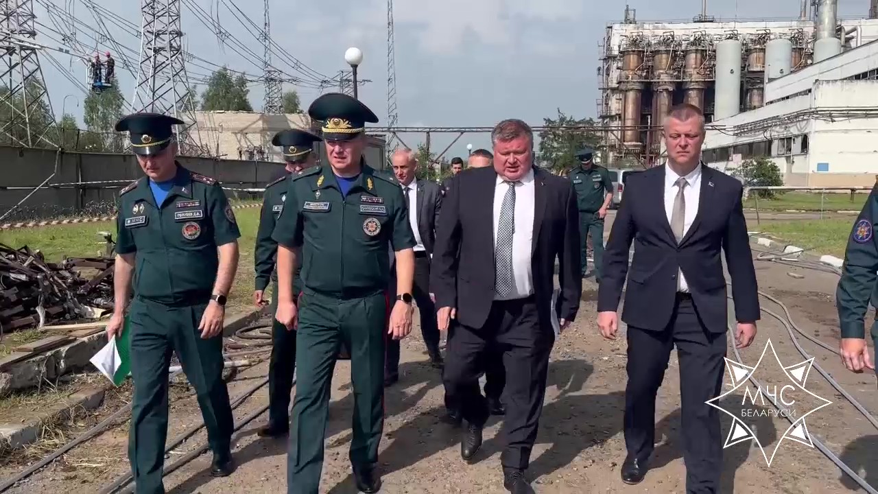 Спустя неделю после бури на "Могилевхимволокне" все еще устраняют последствия