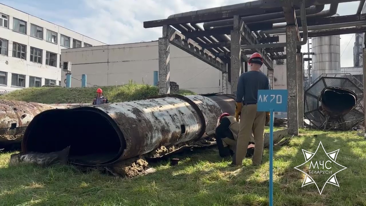 Спустя неделю после бури на "Могилевхимволокне" все еще устраняют последствия