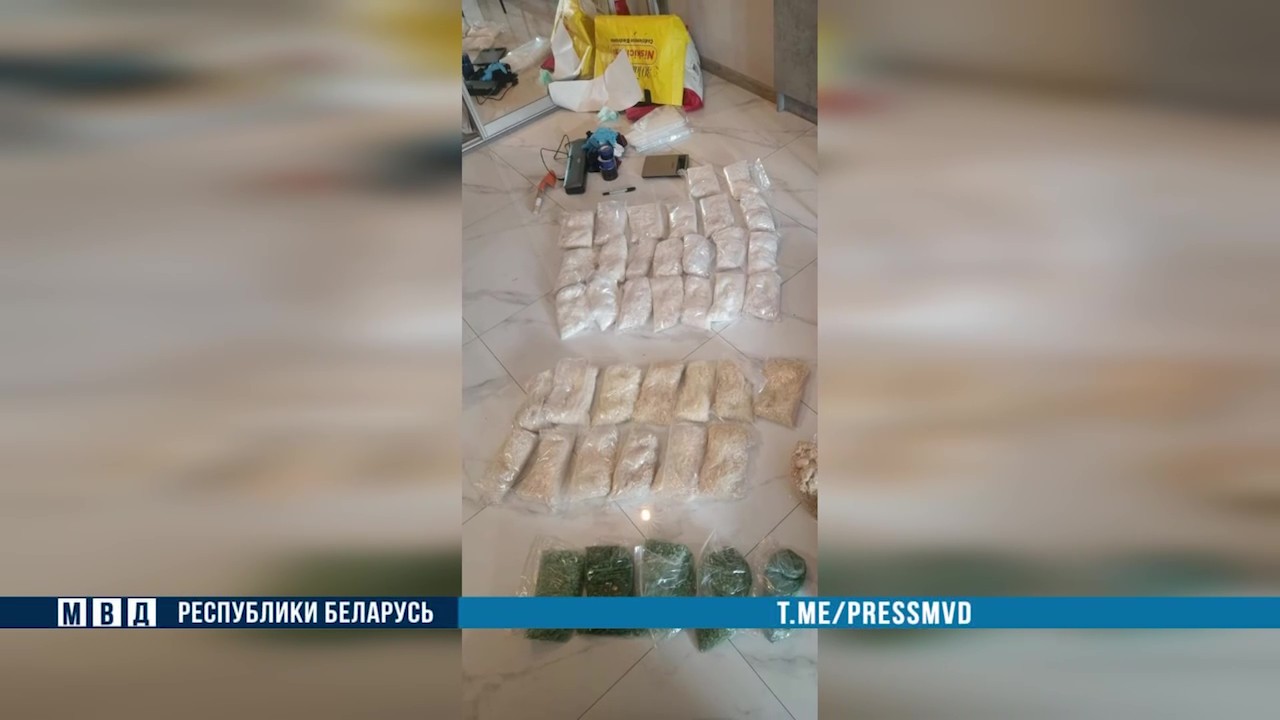 Россиянина задержали с крупной партией наркотиков в Минске