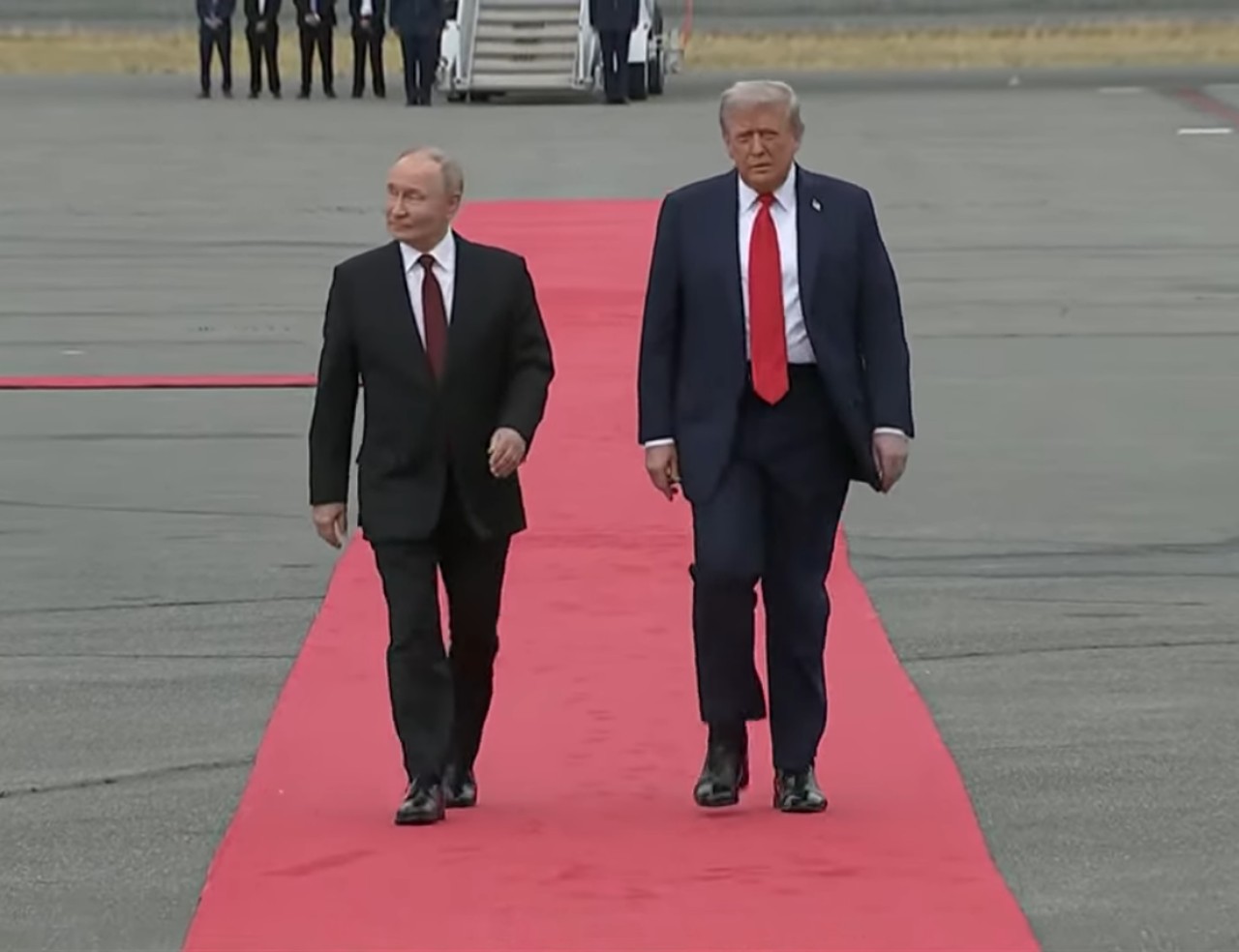 Путин прибыл в Анкоридж