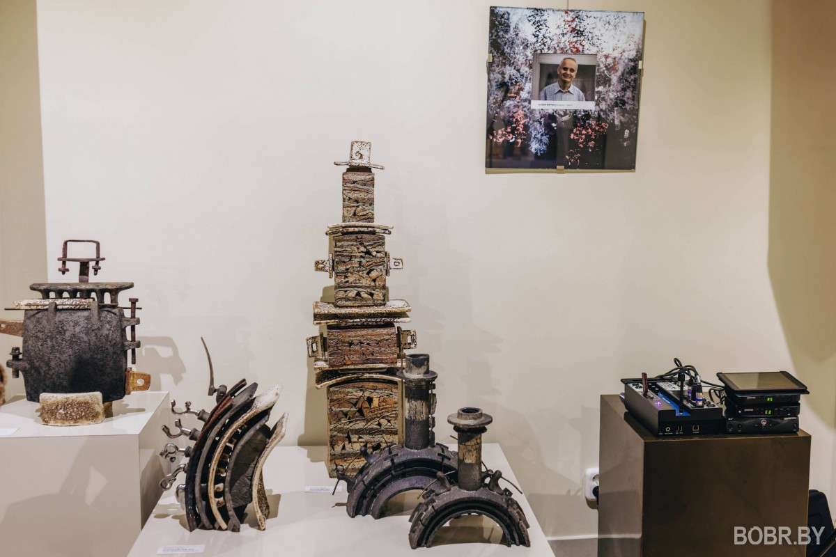 У Бабруйску працуе выстава па выніках керамічнага пленэра «АРТ-Жыжаль» - фотафакт