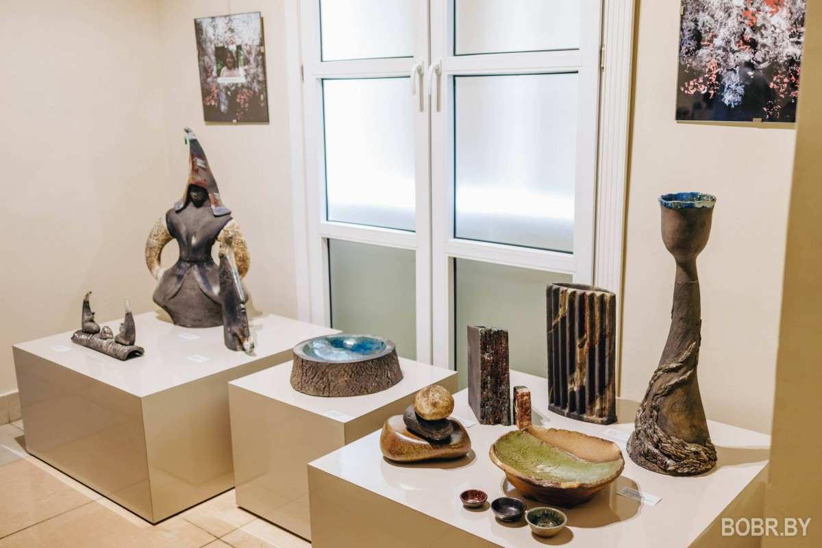 У Бабруйску працуе выстава па выніках керамічнага пленэра «АРТ-Жыжаль» - фотафакт