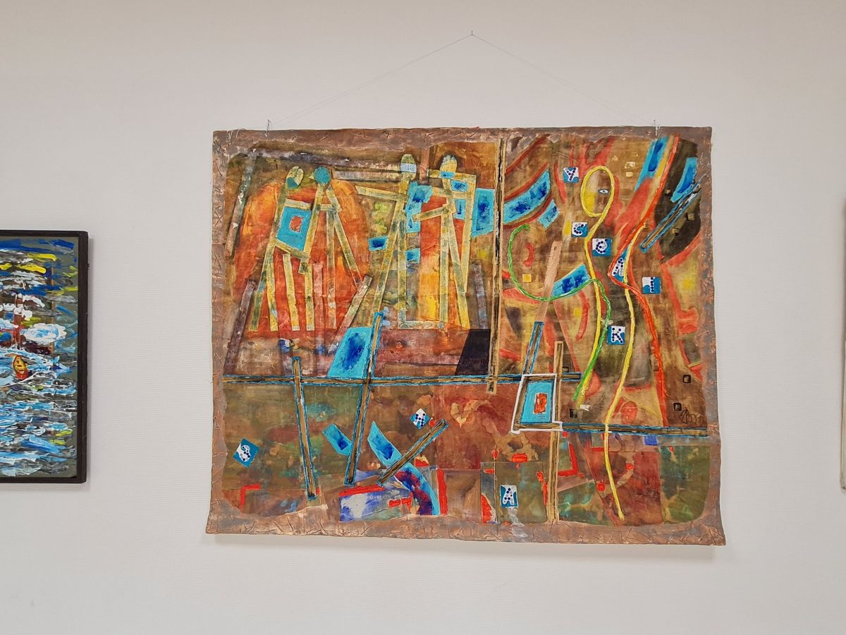 У Віцебску адкрылася выстава акварэлі і «трэш-скульптуры» Валянціны Ляховіч