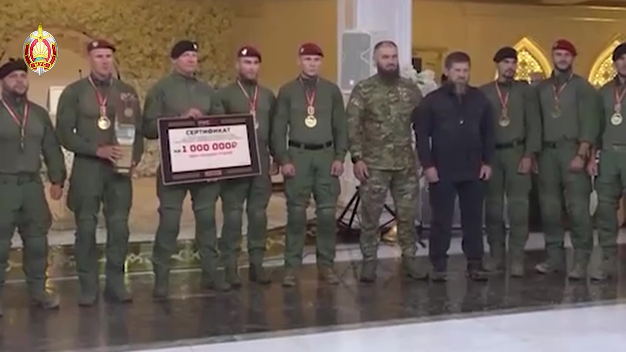 МВД похвасталось победой минского ОМОНа на соревнованиях в Чечне