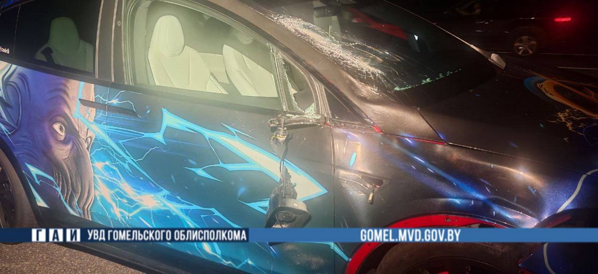 Tesla сбила 16-летнего велосипедиста в Гомеле. Он умер в больнице