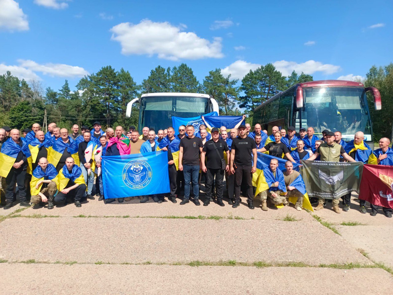 Украина и Россия провели очередной обмен пленными через Беларусь