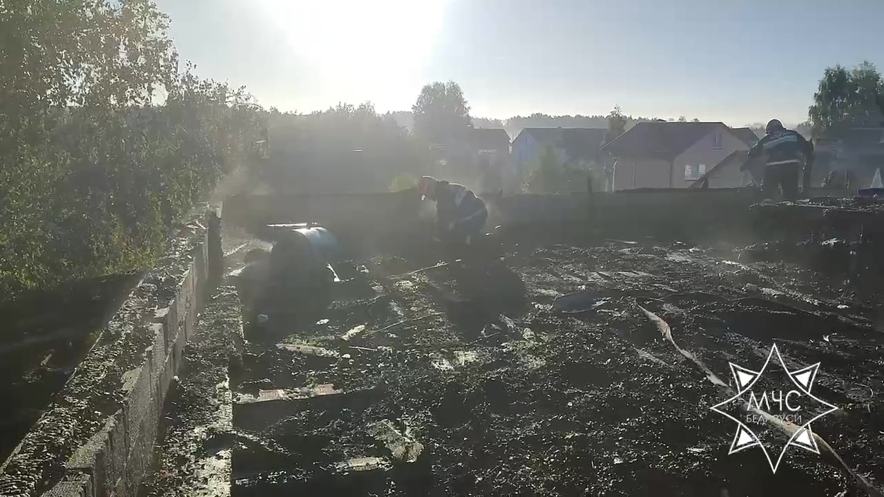 Ресторан "Рублевка" горел в Лепеле