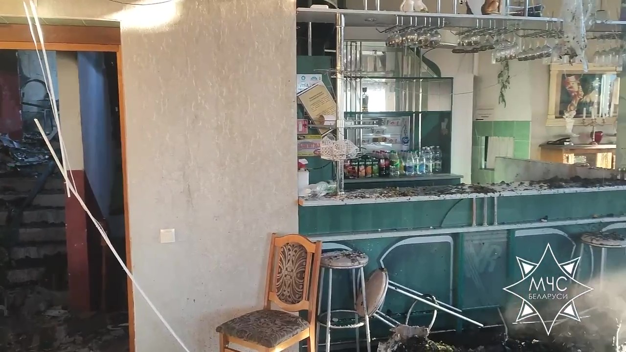 Ресторан "Рублевка" горел в Лепеле