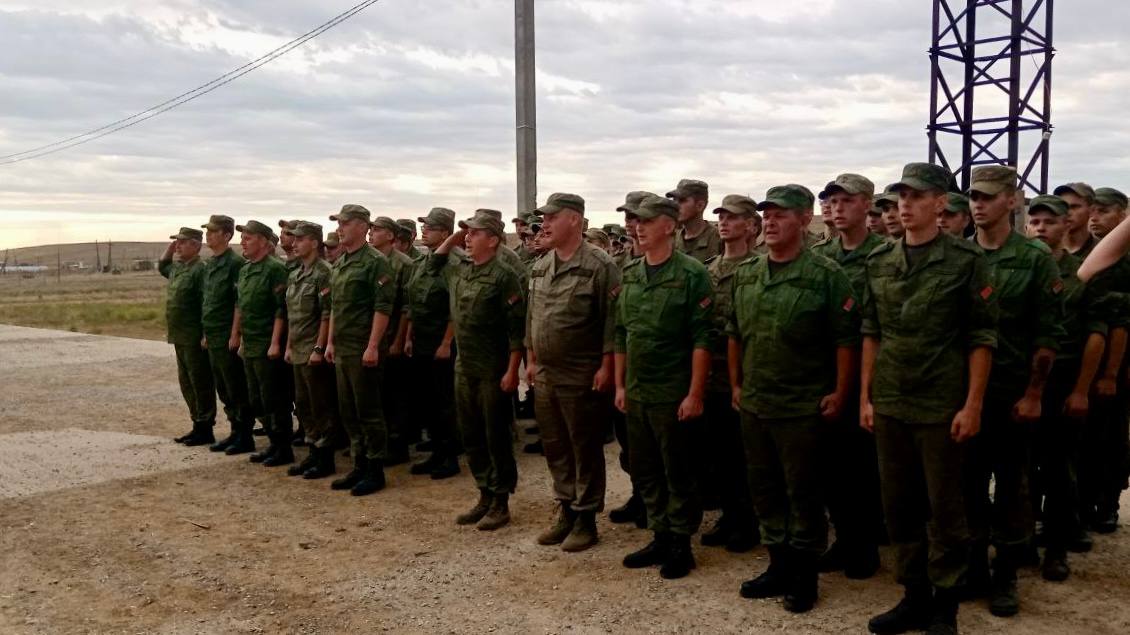 Беларусские зенитчики возвращаются с полигона Ашулук в России