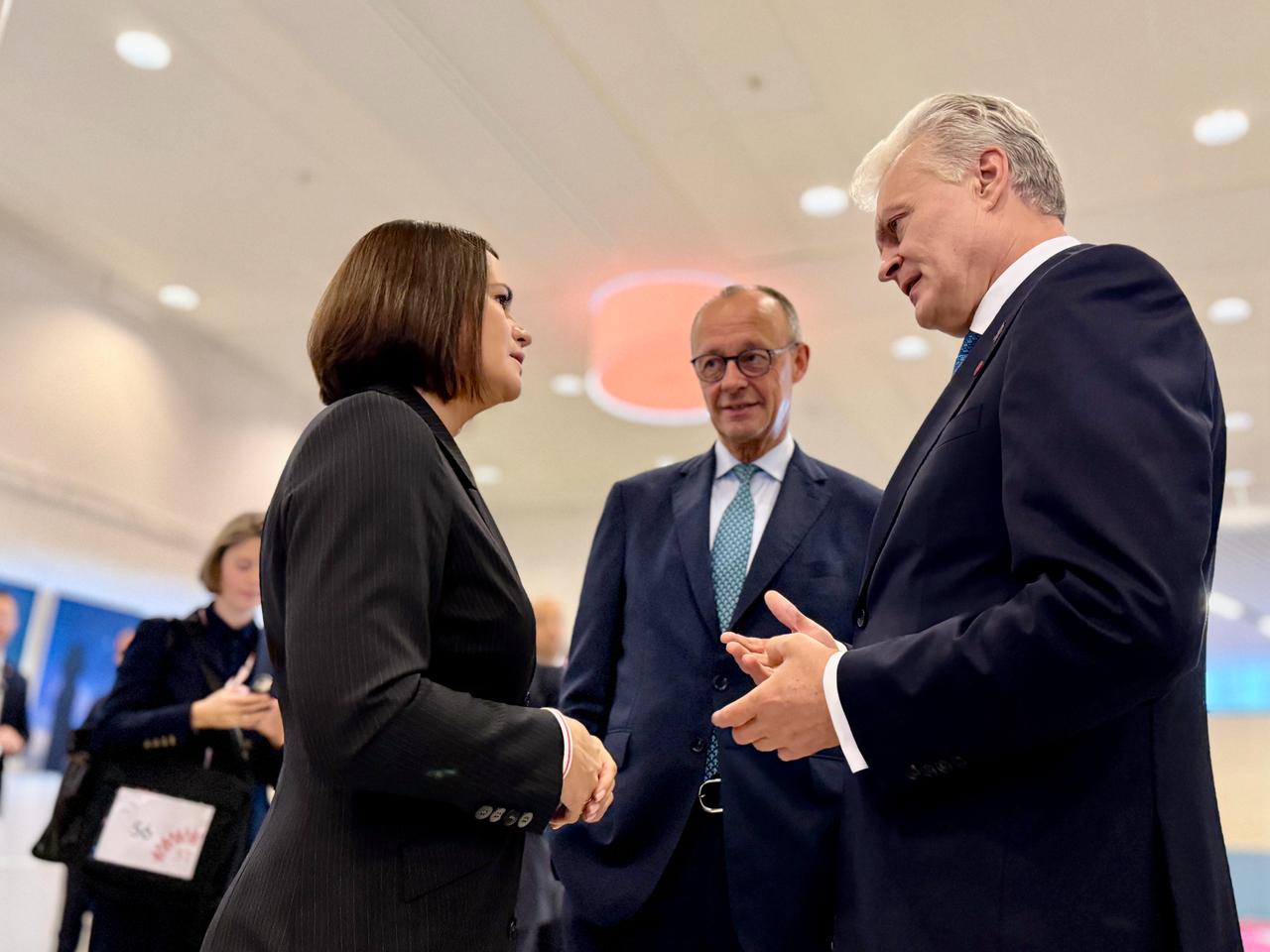 Тихановская принимает участие в саммите Европейского политического сообщества