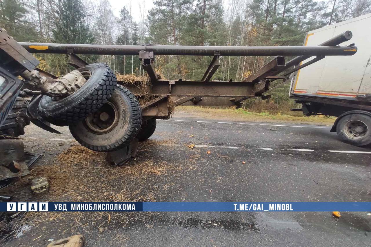 18-летний водитель трактора погиб в ДТП с грузовиком Volvo