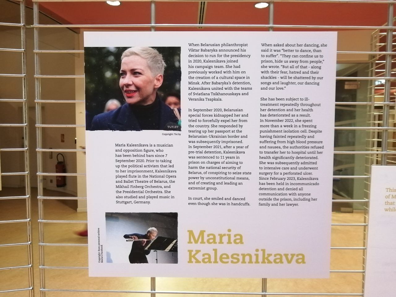 «Каб пра іх не забылі»: выстава «Лісты ад вязняў Лукашэнкі» адкрылася ў Радзе Еўропы