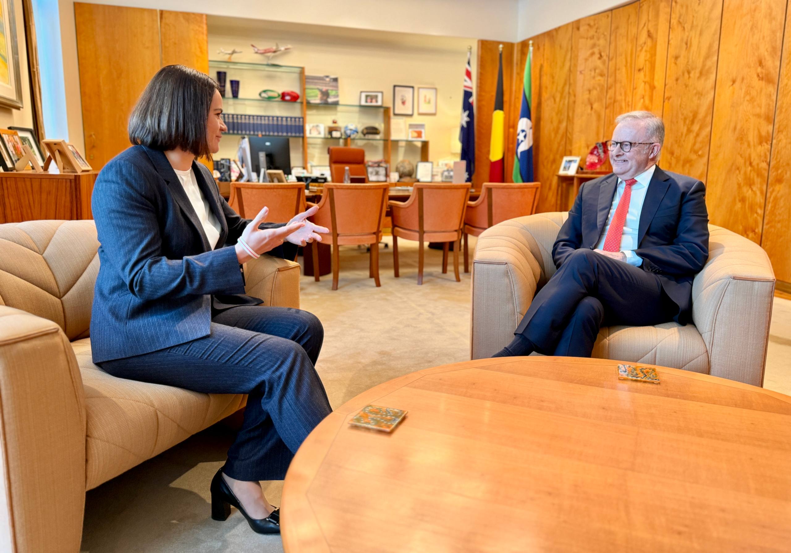 Поддержка демократической Беларуси. Тихановская встретилась с премьер-министром Австралии