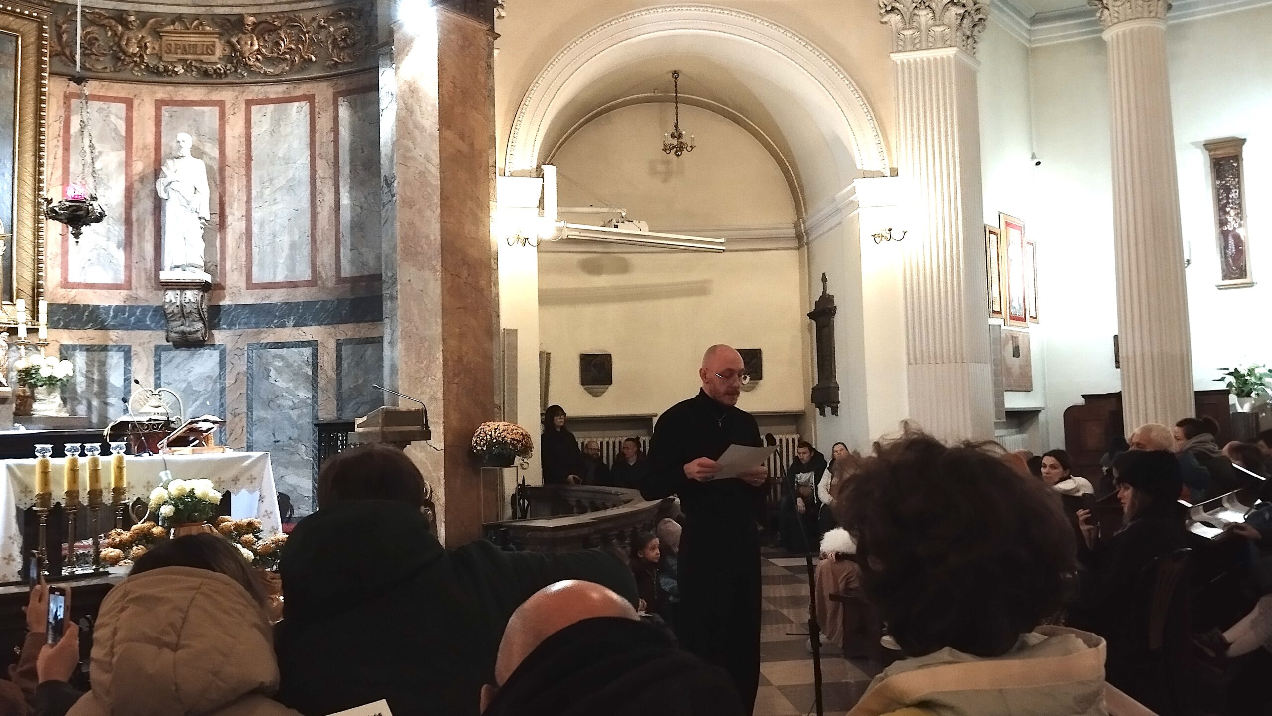 Прэм'ера «Паэтычнай кантаты» адбылася ў Касцёле Святога Аляксандра ў Варшаве ў межах фестывалю PRADMOVA - фотафакт