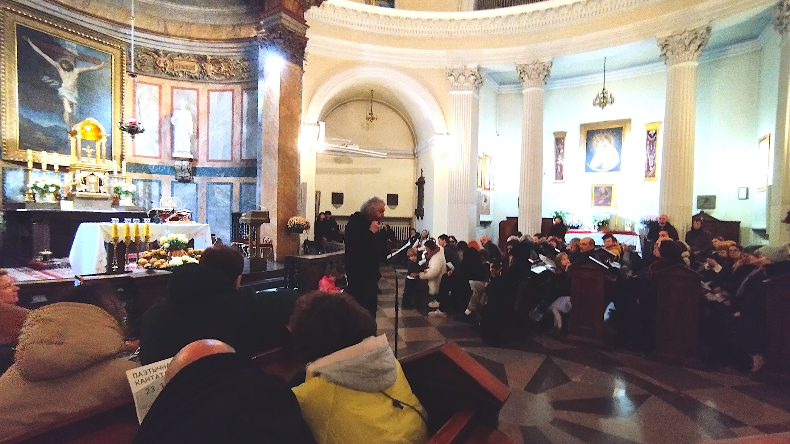 Прэм'ера «Паэтычнай кантаты» адбылася ў Касцёле Святога Аляксандра ў Варшаве ў межах фестывалю PRADMOVA - фотафакт