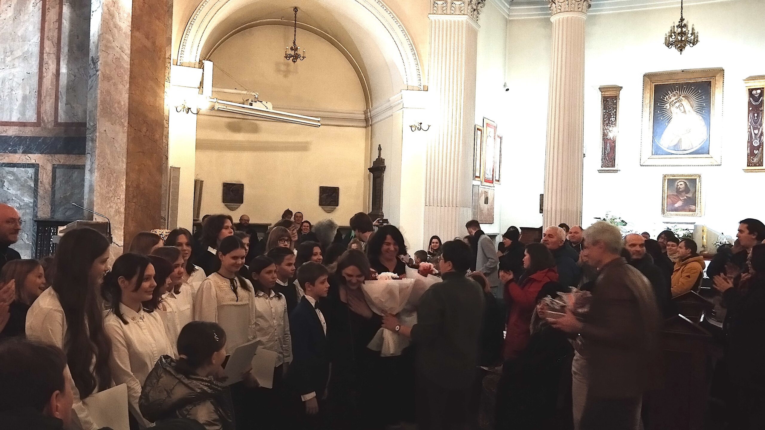 Прэм'ера «Паэтычнай кантаты» адбылася ў Касцёле Святога Аляксандра ў Варшаве ў межах фестывалю PRADMOVA - фотафакт