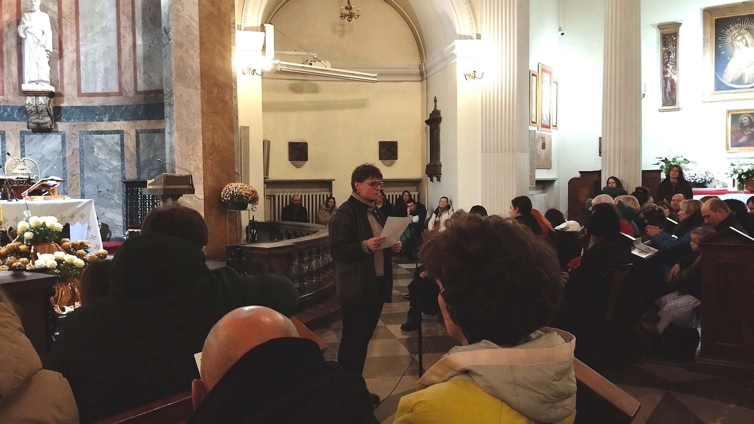 Прэм'ера «Паэтычнай кантаты» адбылася ў Касцёле Святога Аляксандра ў Варшаве ў межах фестывалю PRADMOVA - фотафакт