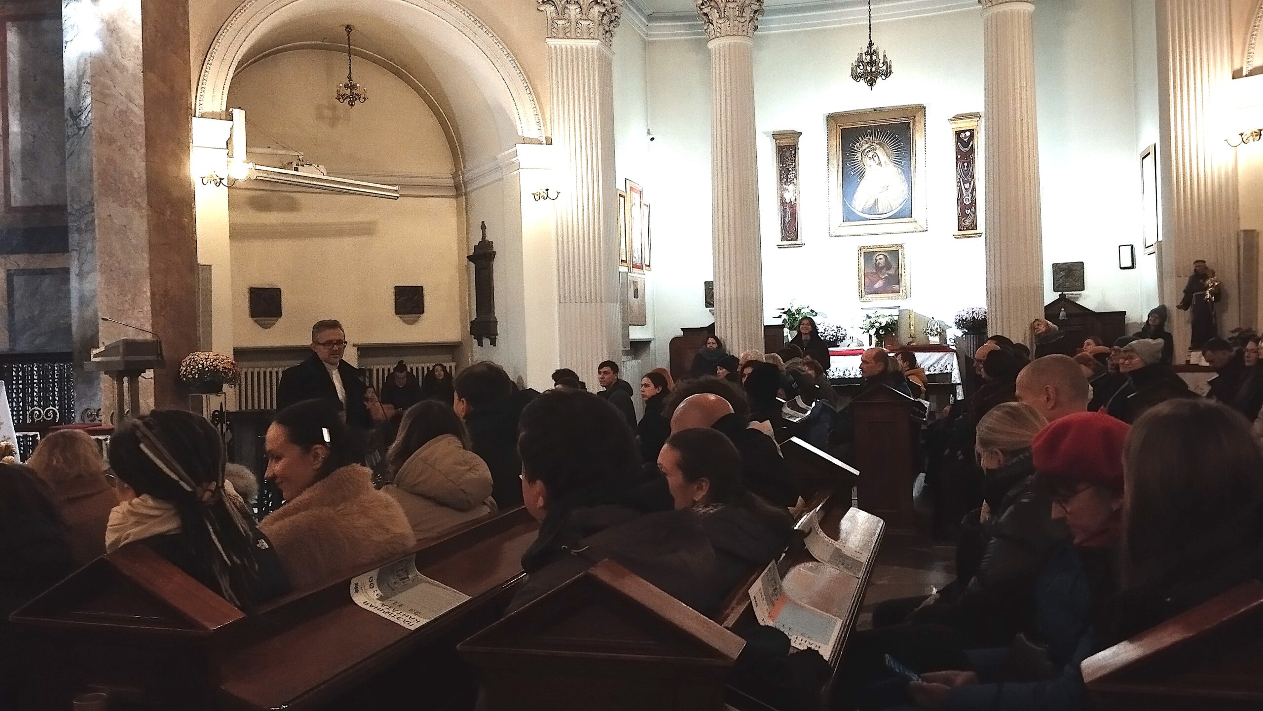 Прэм'ера «Паэтычнай кантаты» адбылася ў Касцёле Святога Аляксандра ў Варшаве ў межах фестывалю PRADMOVA - фотафакт