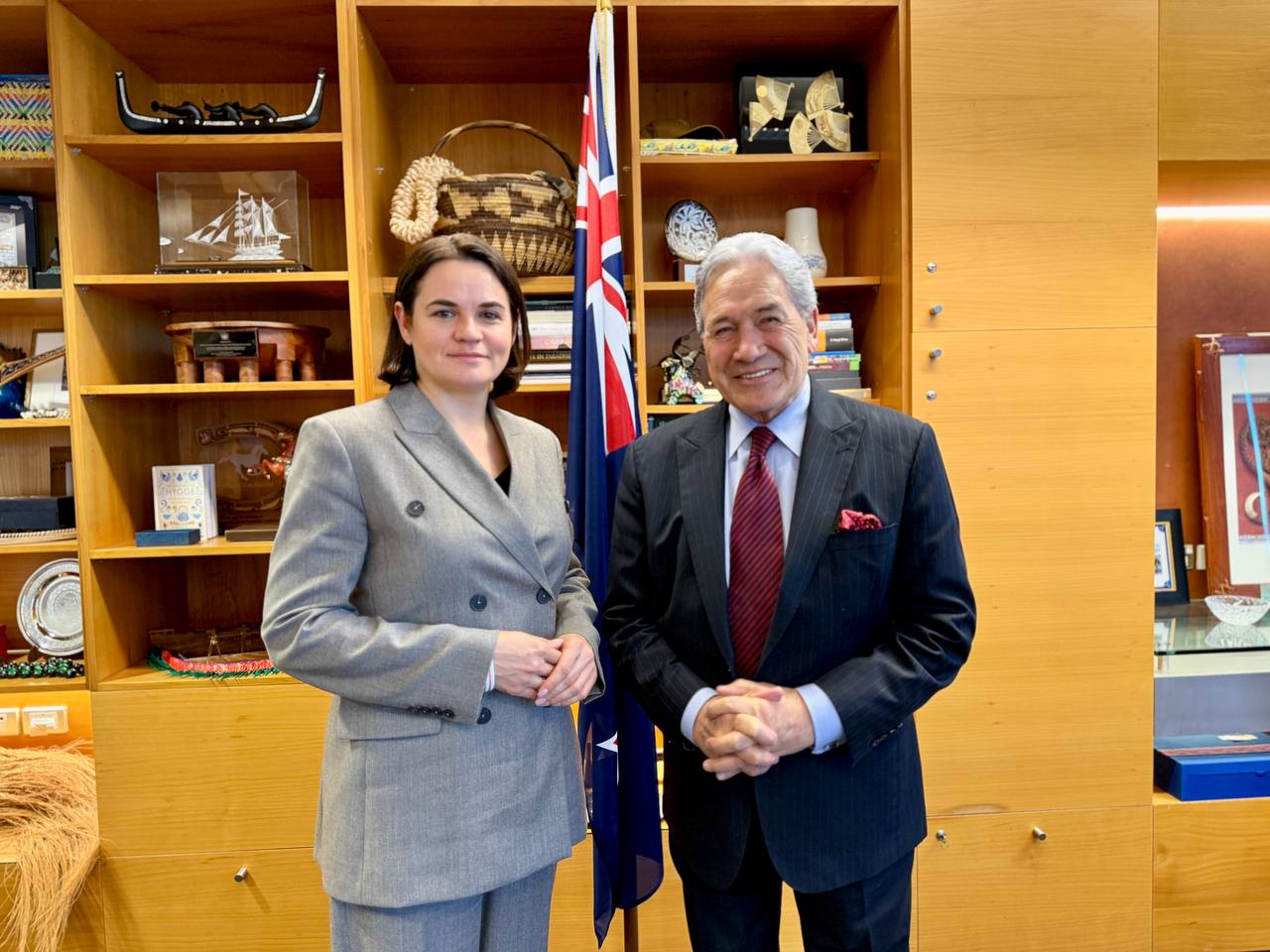 Tsikhanouskaya Proposes That New Zealand Join International Humanitarian Fund