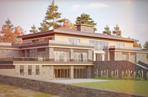 Макет шале Лукашенко под Сочи