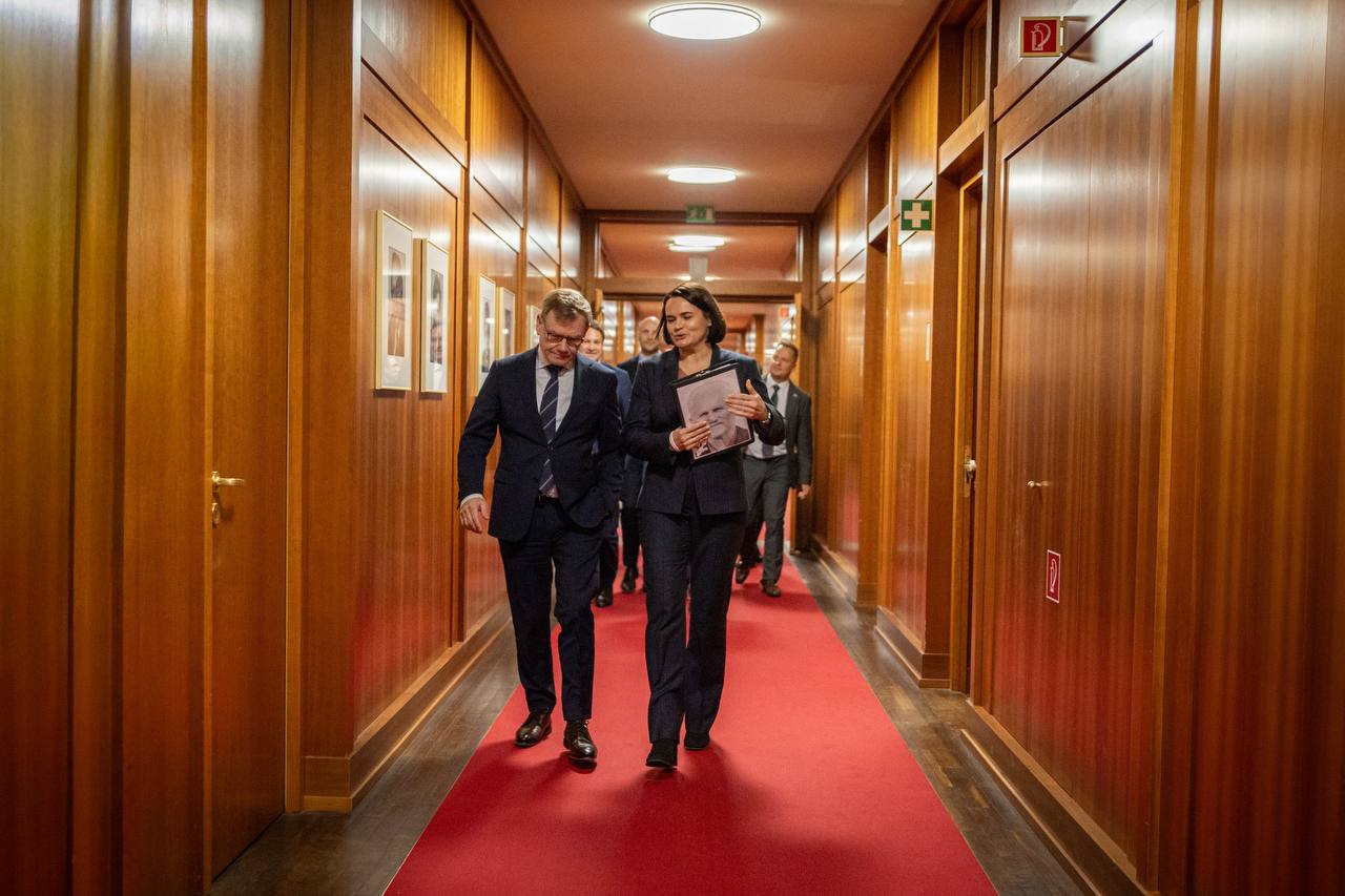 Тихановская призвала Германию и ЕС выступить в поддержку независимости Беларуси