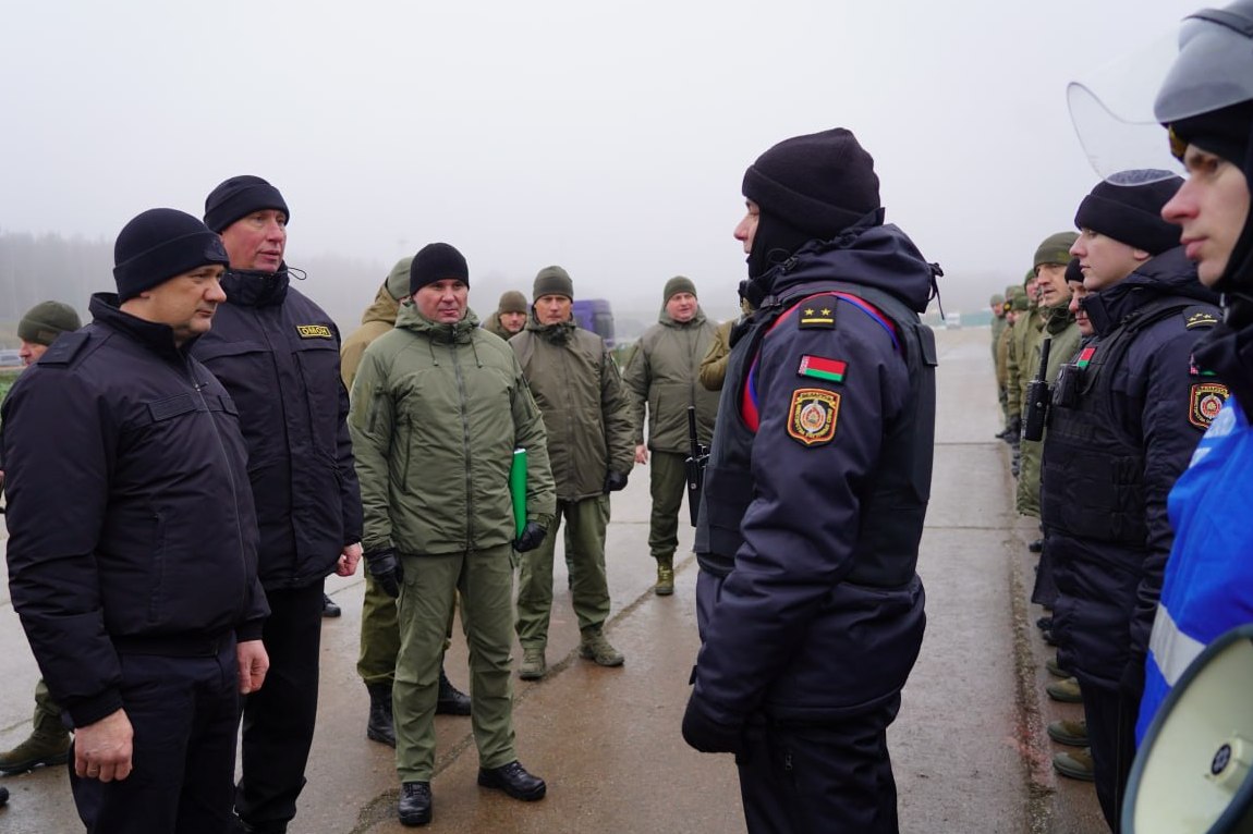 Минская милиция провела учения по разгону протестов