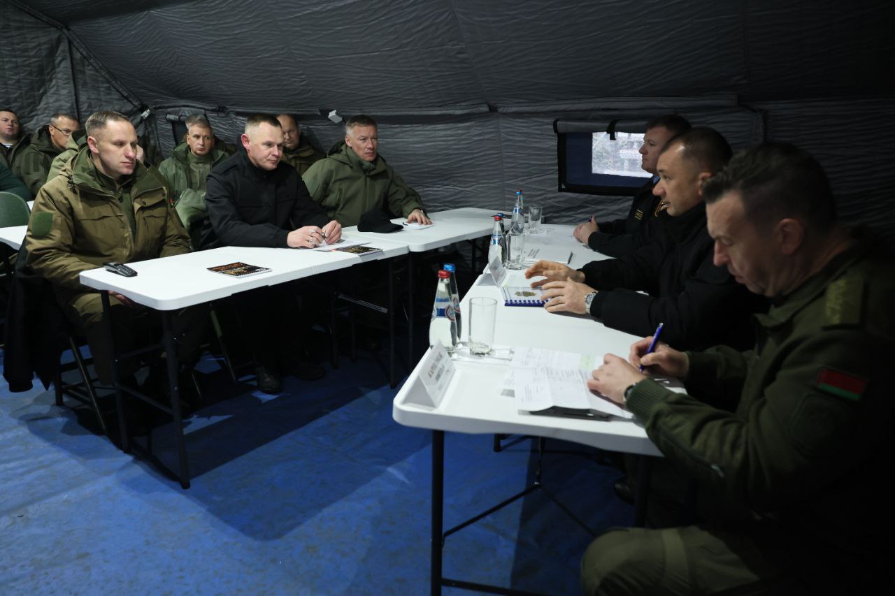 Минская милиция провела учения по разгону протестов