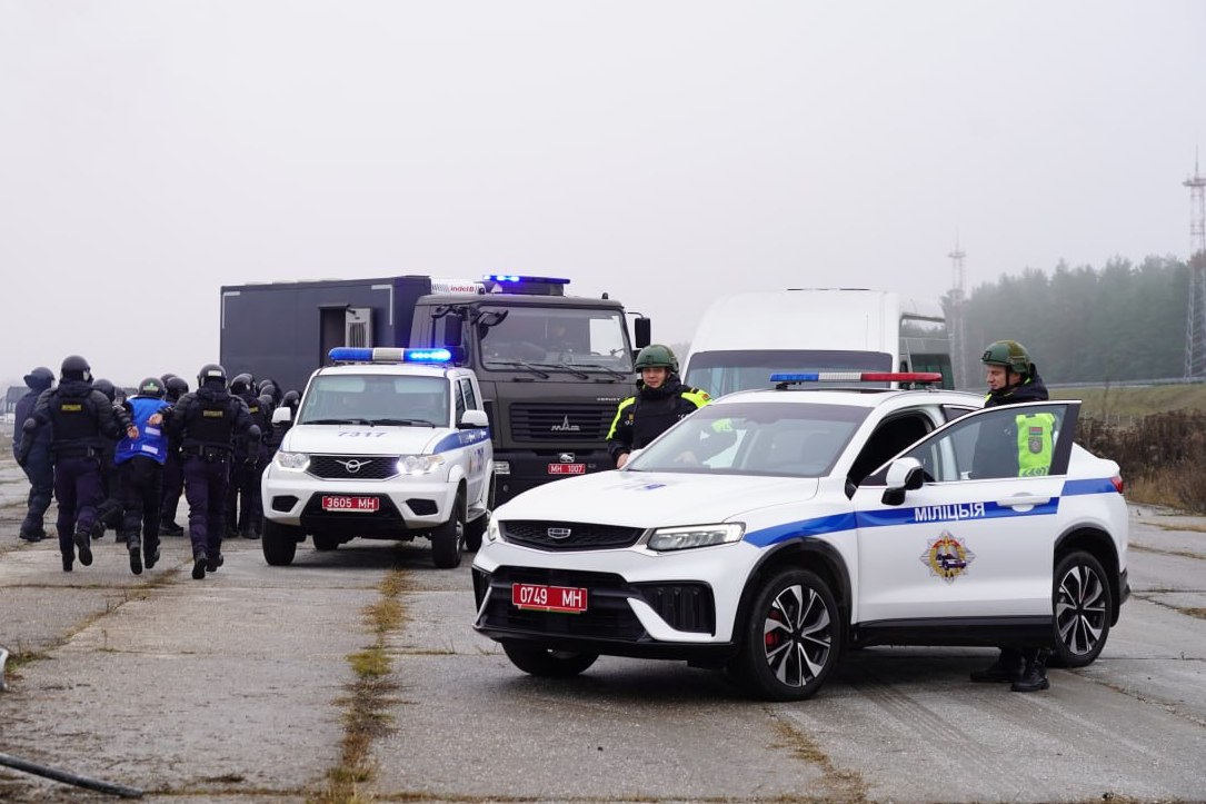 Минская милиция провела учения по разгону протестов