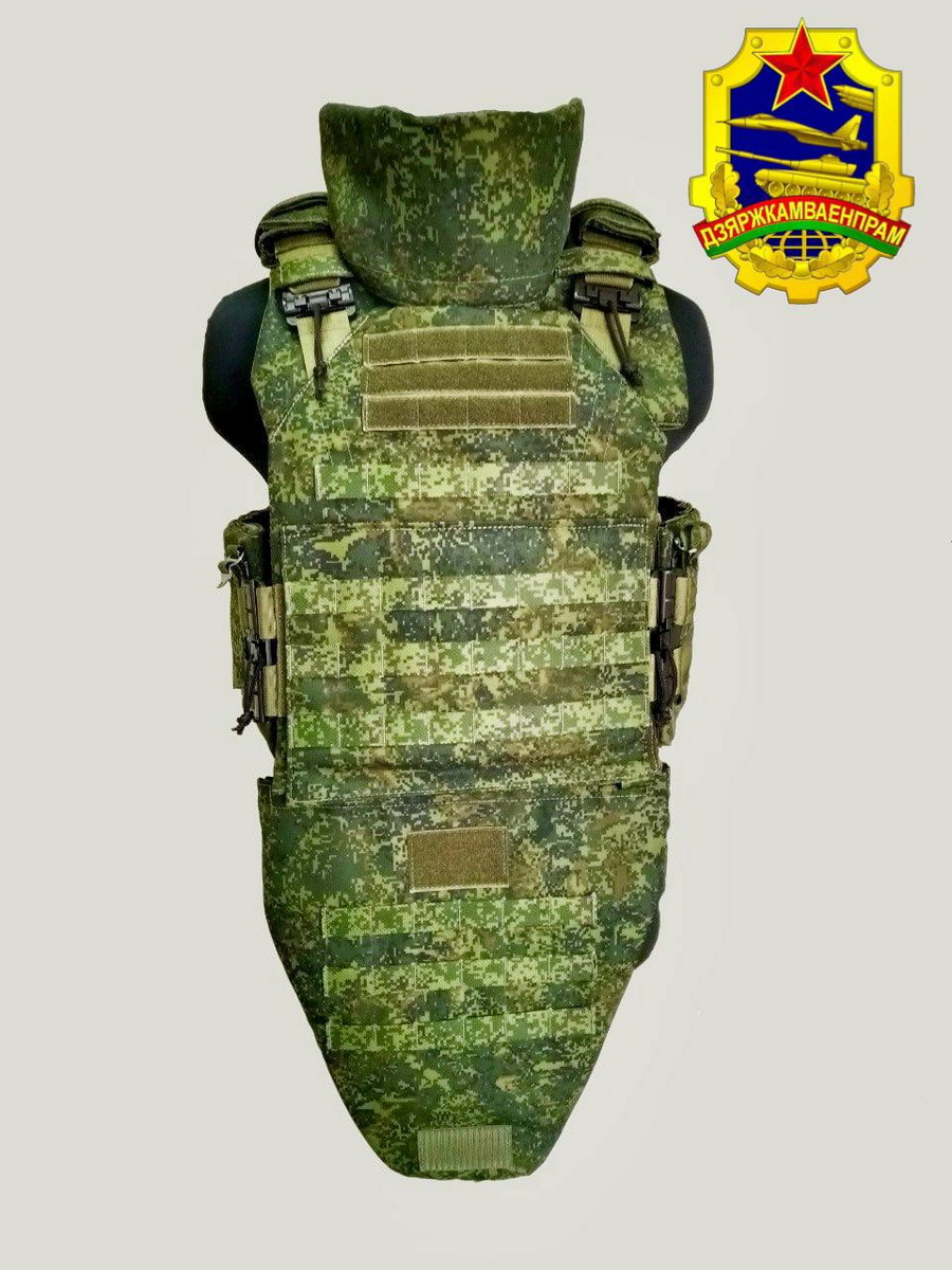 Бронежилет со съемными противоосколочными экранами разработали в Беларуси