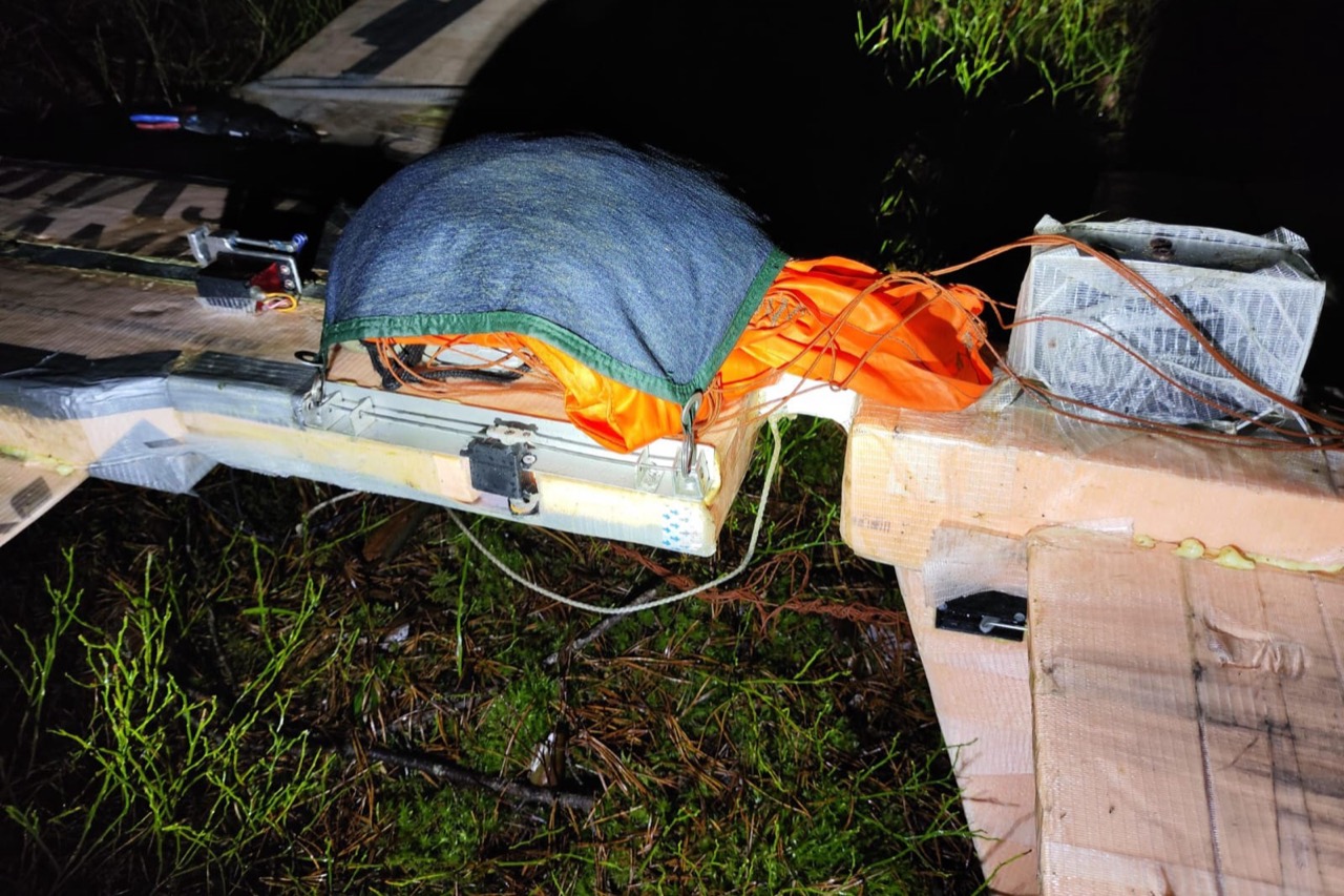 Дрон с сигаретами упал в Польше возле беларусской границы