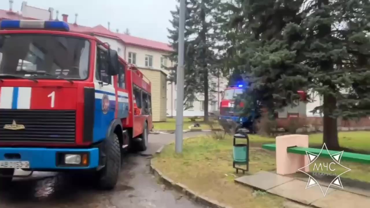 Пожар произошел в Новополоцкой горбольнице