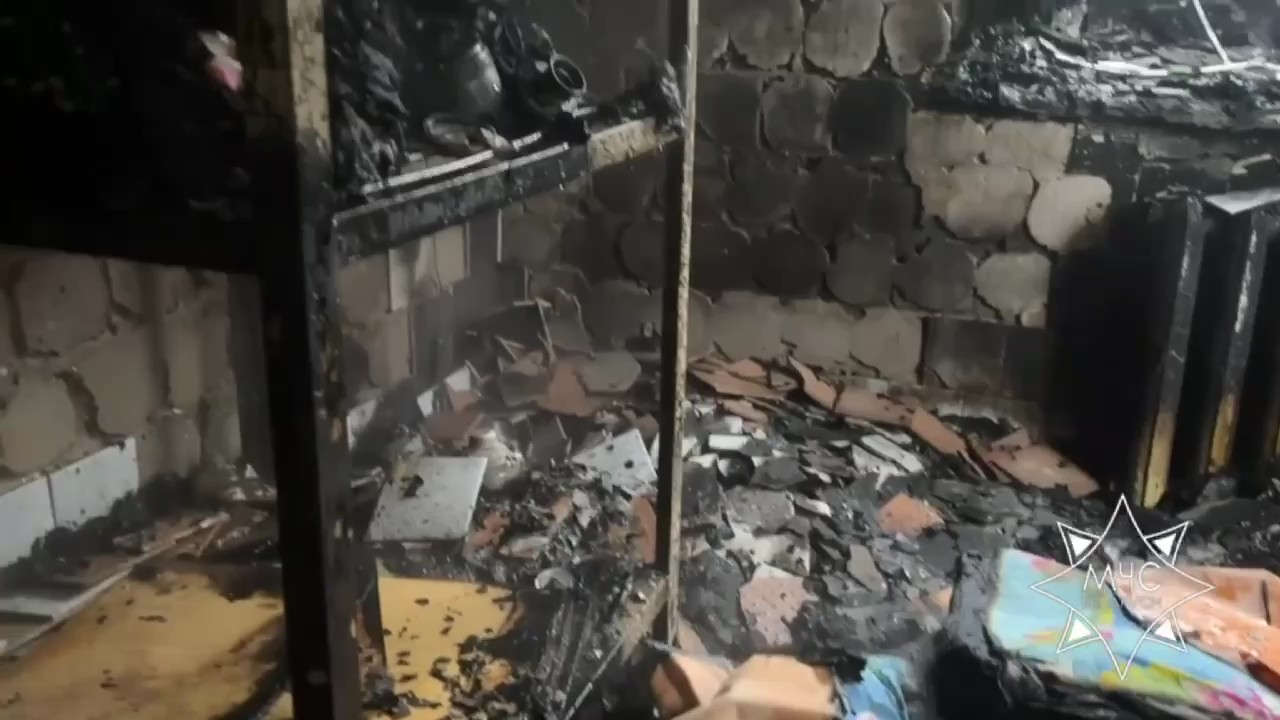 Пожар произошел в Новополоцкой горбольнице