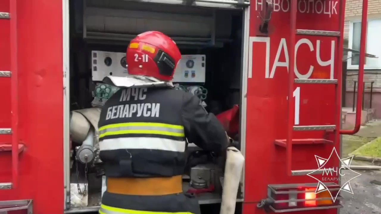 Пожар произошел в Новополоцкой горбольнице