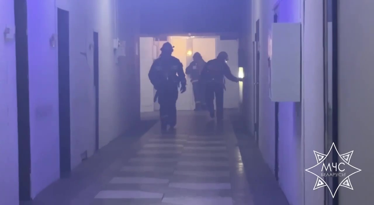 МЧС ликвидировало пожар в хабе "Горизонта"