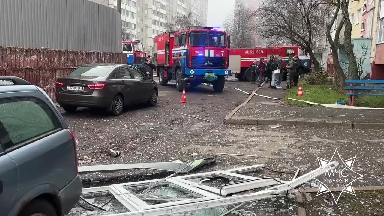 Газ взорвался в квартире в Гомеле