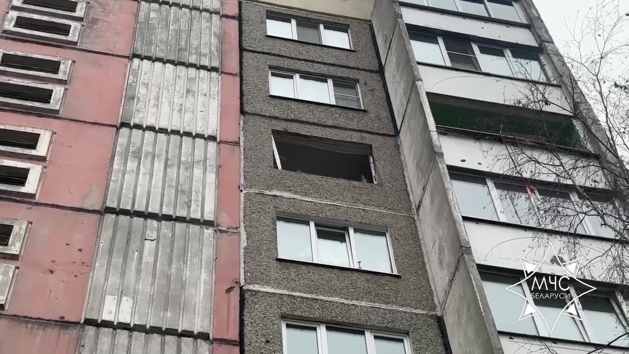 Газ взорвался в квартире в Гомеле