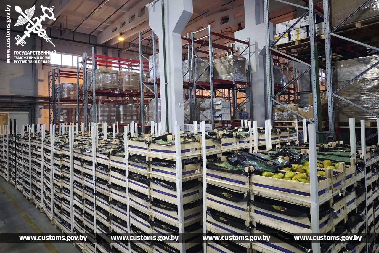 Три грузовика груш пытались незаконно вывезти в Россию