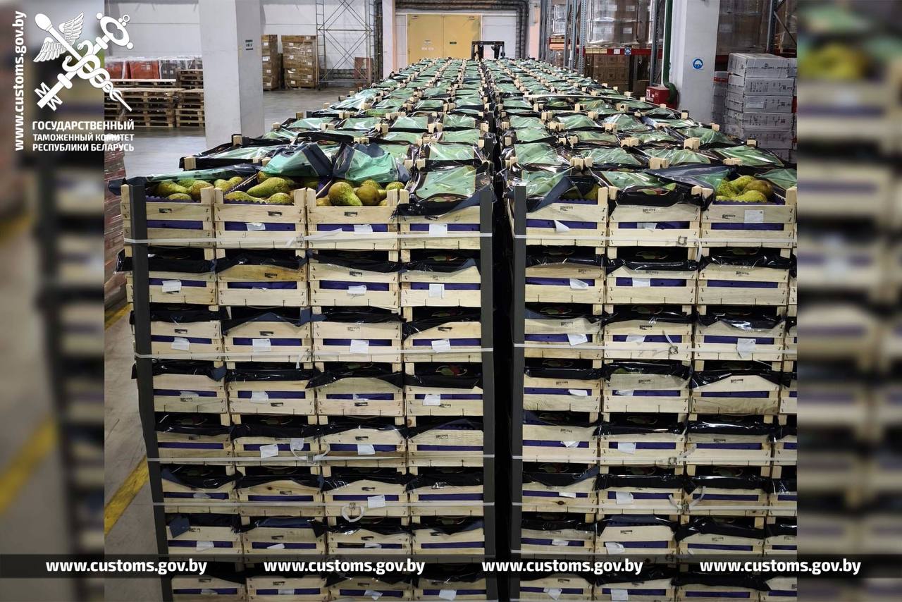 Три грузовика груш пытались незаконно вывезти в Россию